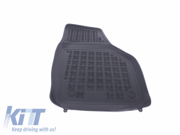 Bodenmatte Rubber Black für AUDI Q3 2011-2017 Geruchsfrei 3 cm Rand-image-5999639