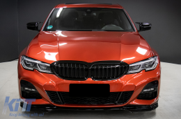 Body Kit Alerón Reja para BMW 3 G20 G21 18+ M340i Look Negro Escape Puntas-image-6090454