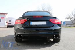 Body kit AUDI A5 8T Facelift Kupé Kabrió 13-16 modellekhez, lökhárító, diffúzor, RS5 Dizájn-image-6093012