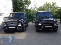 Body Kit Bumpers with PDC suitable for Mercedes G-Class W463 (1989-2018) G65 G63 Design-image-6034310