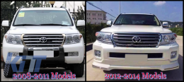 Body Kit Conversion pour TOYOTA Land Cruiser FJ200 08-11 Rétrofit modèle 12-14--image-6050713