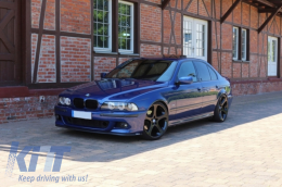 
Body kit első lökhárító spoilerrel és átlátszó/króm ködlámpával BMW E39 5 95-03 modellekhez, M5 Dizájn -image-6033186