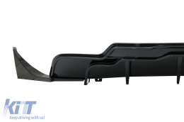 Body Kit Extension pour Tesla modèle 3 2017+ Lèvre avant Diffuseur Jupes latérales Noir-image-6085205