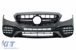 Body Kit Exterior suitable for Mercedes E-Class W213 (2016-2019) E63 Design Exhaust Muffler tips-image-6027851