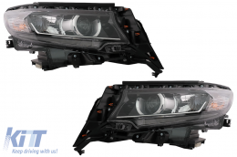 Body Kit Facelift per TOYOTA Land Cruiser Prado FJ150 Look Retrofit da 10+ a 18+-image-6095083