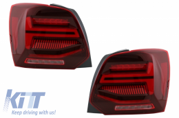 Body Kit Fari Fanali posteriori LED Dynamic per VW Polo 6R 09-17 Paraurti Minigonne laterali-image-6043334