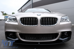 Body Kit für BMW F10 5er 11-14 Stoßstange Seitenschweller Nebelscheinwerfer M-Technik Look-image-6084712