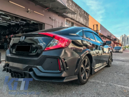 Body Kit für Honda Civic MK10 FC FK 16+ Limo Typ R Look Stoßstange Gitter Auspuff-image-6032206