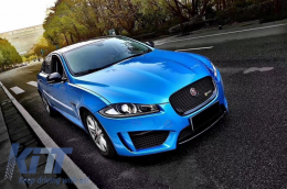 Body Kit für Jaguar XF X250 Facelift 12-16 XFR-S Look Stoßstange Diffusor Auspuff-image-6020633