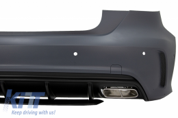 Body Kit für Mercedes A W176 12-18 A45 Look Spoiler Splitter Lamellen Aero-image-6108119