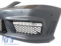 Body Kit für Mercedes W221 05-11 S65 Look Kühlergrill Schwarze Seitenschweller-image-6029565