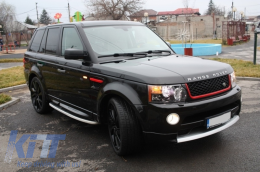 Body Kit Land Range Rover Sport L320 Facelift (2009-2013) Autobiography dizájn fekete / piros rács-image-6086395