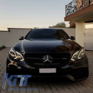 Body Kit подходящ за Mercedes E-Class W212 Facelift (2013-2016) E63 A-Design Блестящо черно Edition-image-6043912