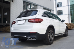 
Body kit MERCEDES GLC X253 SUV 15-07.19 modellekhez, lökhárító, kipufogóvég, fellépő-image-6106896