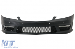 Body Kit para Mercedes Clase S W221 2005-2011 Rejilla central Negro brillante Consejos-image-6030244