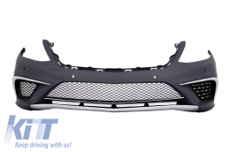 Body Kit Paraurti per Mercedes W222 S-Class 13-17 Diffusore Marmitte S63 Look-image-6017781