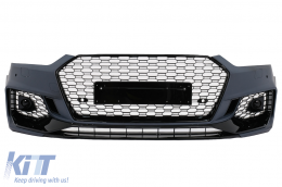 Body Kit per Audi A5 F5 17-19 Paraurti Diffusore Quattro RS5 Look-image-6091013