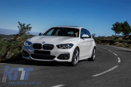 Body Kit per BMW 1er F20 LCI 15-18 Paraurti Minigonne Coperture specchietti M-Technik Look-image-6071355