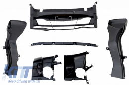 Body Kit per BMW 3 F31 2011-2019 M-Technik Look Parafanghi Nero Cappuccio Cofano-image-6067021