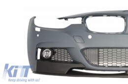 Body Kit per BMW F30 11-19 M Look Parafanghi Cappuccio Punte Carbonio Brillante-image-6066379