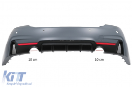 Body Kit per BMW Serie 4 F36 Gran Coupé 13-19 Diffusore gemello Single Presa Paraurti-image-6084225