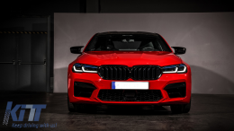 Body Kit per BMW Serie 5 G30 LCI 2020+ M5 Look Griglie Minigonne laterali Silenziatore Punte-image-6090745