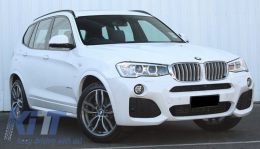 Body Kit per BMW X3 F25 LCI 2014-2017 M-Look Griglie Gonne laterali Passaruota-image-6005127