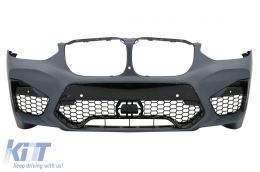 Body Kit per BMW X3 G01 2017+ aspetto X3M Diffusore Punte Gonne Laterali Passaruota-image-6087291