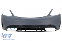 Body Kit per Mercedes C W205 Berlina 14-20 Paraurti Minigonne C63 Edizione 1-image-6073724