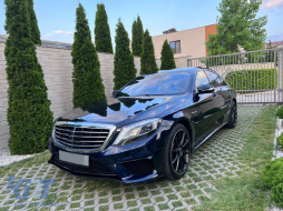 Body Kit per MERCEDES Classe S W222 13-17 Paraurti Minigonne laterali S63 Look LWB-image-6094705