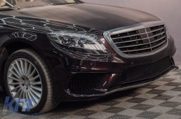 Body Kit per Mercedes Classe S W222 2013-06.2017 S63 Look con Minigonne laterali-image-6104031