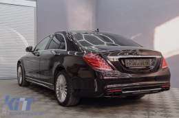 Body Kit per Mercedes Classe S W222 2013-06.2017 S63 Look con Minigonne laterali-image-6104033