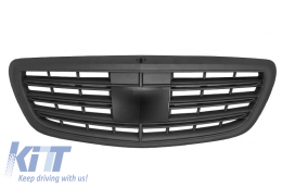 Body Kit per Mercedes Classe S W222 2013-06.2017 S63 Look Paraurti Griglia Nero-image-6011292