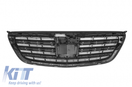 Body Kit per Mercedes Classe S W222 2013-06.2017 S63 Look Paraurti Griglia Nero-image-6011294