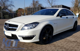 Body Kit per Mercedes CLS W218 C218 11-17 paraurti scarico CLS63 Look-image-5990491