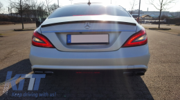 Body Kit per Mercedes CLS W218 C218 11-17 paraurti scarico CLS63 Look-image-5990493