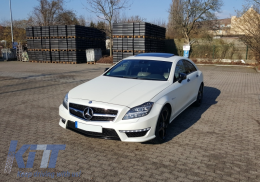 Body Kit per Mercedes CLS W218 C218 Berlina 2011-2018 CLS63 Look Parafanghi Cappuccio-image-5990489