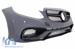 Body Kit per Mercedes E W212 Facelift 13-16 Paraurti E63 Design Nero lucido-image-6043881