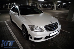 Body Kit per Mercedes S W221 LWB 05-13 Facelift Griglia Punte Scarico-image-6077137