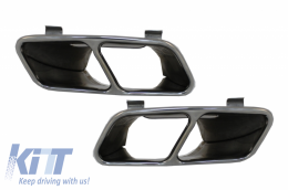 Body Kit per Mercedes W117 C117 CLA 13-18 Facelift CLA45 Look Minigonne Scarico-image-6050159