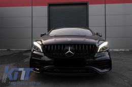 Body Kit per Mercedes W117 C117 CLA 13-18 Facelift CLA45 Look Minigonne Scarico-image-6057791