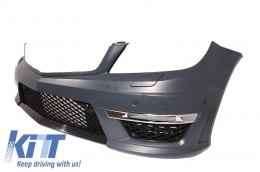 Body Kit per Mercedes W204 07-14 Facelift C63 Look Fanali Fari LED DRL-image-6002742