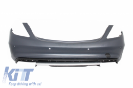 Body Kit per Mercedes W222 S 13-07.17 Paraurti Punte Scarico S65 S63 Look-image-5998884