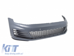 Body Kit per VW Golf 7 13-16 GTI Look Paraurti Griglia Minigonne Diffusore-image-6057536