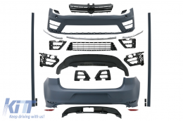 Body Kit per VW Golf 7 VII Hatchback 2013-2017 R Look Paraurti minigonne Griglia-image-6004634