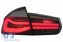 Body Kit pour BMW 3 F30 11-19 LED Feux arrières Fumée rouge dynamique M LCI Look-image-6064985