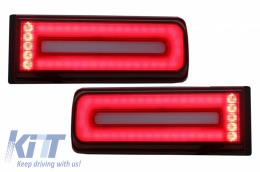 Body Kit pour Mercedes G W463 08-17 Pare-chocs LED grille G63 G65 AMG Look W464--image-6041815