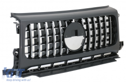 Body Kit pour Mercedes G W463 08-17 Pare-chocs LED grille G63 G65 AMG Look W464--image-6070200