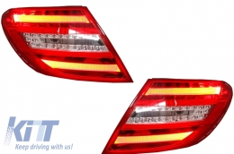 Body Kit pour MERCEDES W204 07-14 Pare-choc Feux Phares LED DRL Facelift C63--image-6002756