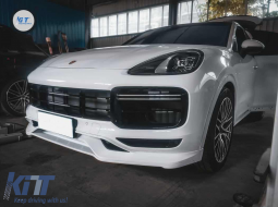 Body Kit Punte Quad per Porsche Cayenne 9Y0 18+ Conversione in Turbo & Aero Look-image-6080305